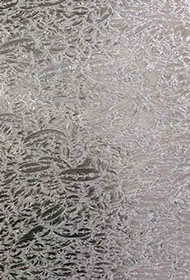 Door Makeovers.  Beautiful Glue Chip sample for use in Decorative Glass Door Inserts.
